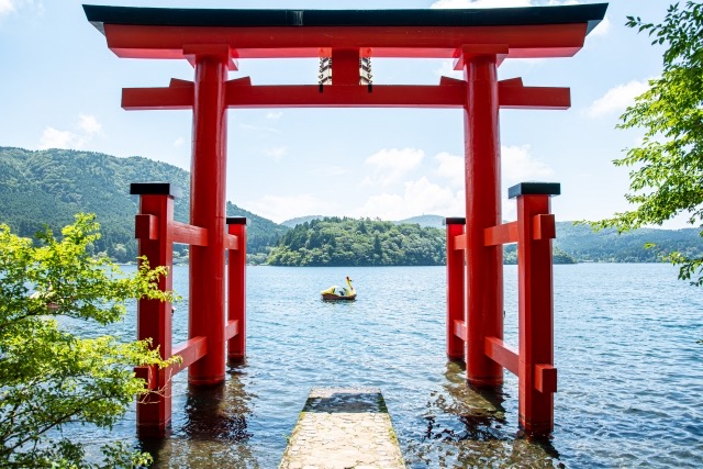 桜彩る🌸箱根三社巡りと優雅なランチビュッフェの旅